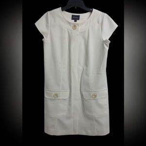Sweet Off‎ White Midi Cargo Dress Size 8